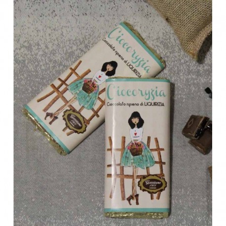 TAVOLETTA CIOCCOLATO LATTE RIP. DI LIQUIRIZIA 130G